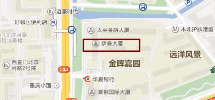 伊泰大厦地图